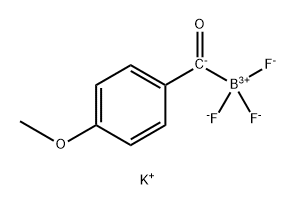 Potassium 4-anisoyltrifluoroborate Struktur