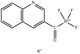 Potassium 3-quinolinoyltrifluoroborate Structure