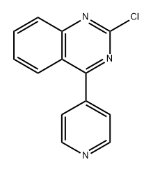2-chloro-4-(4-pyridinyl)Quinazoline 结构式