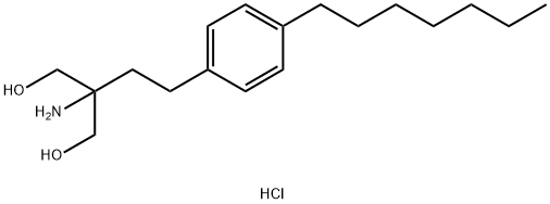 Heptyl Deoctyl FingoliMod Hydrochloride 化学構造式
