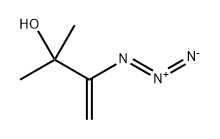 3-Buten-2-ol, 3-azido-2-methyl- Struktur