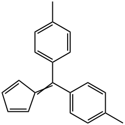 Benzene, 1,1'-(2,4-cyclopentadien-1-ylidenemethylene)bis[4-methyl- Struktur