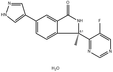 化合物LY3143921 HYDRATE, 1627696-53-0, 结构式