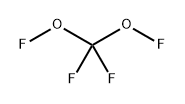 difluoromethylene dihypofluorite 化学構造式