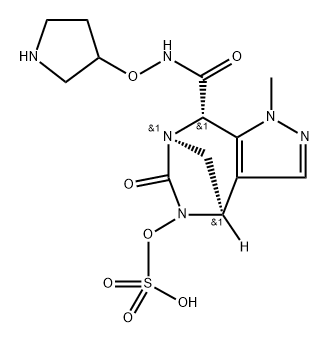 (4R,7R,8S)-4,5,6,8-Tetrahydro-1-methyl-6-oxoN-(3-pyrrolidinyloxy)-5-(sulfooxy)-1H-4,7- methanopyrazolo[3,4-e][1,3]diazepine-8- carboxamide|(4R,7R,8S)-4,5,6,8-TETRAHYDRO-1-METHYL-6-OXON-(3-PYRROLIDINYLOXY)-5-(SULFOOXY)-1H-4,7- METHANOPYRAZO