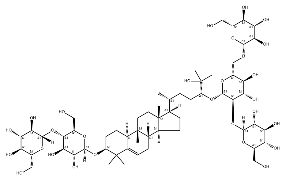 11-デオキシイソモグロシドV 化学構造式