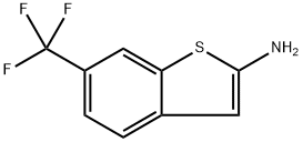 Benzo[b]thiophen-2-amine, 6-(trifluoromethyl)- Structure