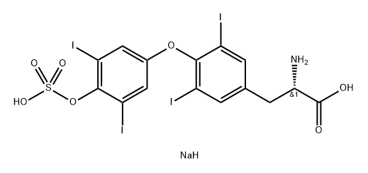 T4S-Na 化学構造式