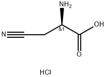 Propanoic acid, 2-amino-3-cyano-, hydrochloride (1:1), (2R)-,1629755-17-4,结构式