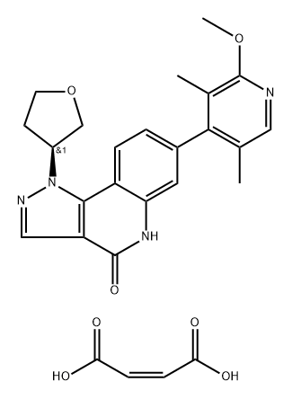 E2027 maleate 化学構造式