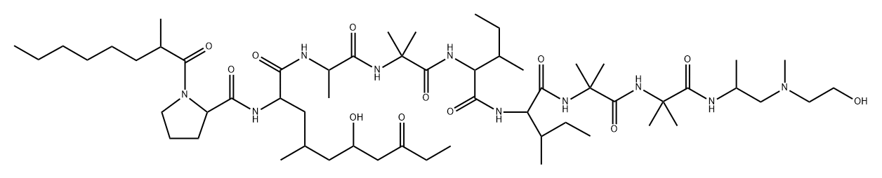 Helioferin B (9CI) Struktur