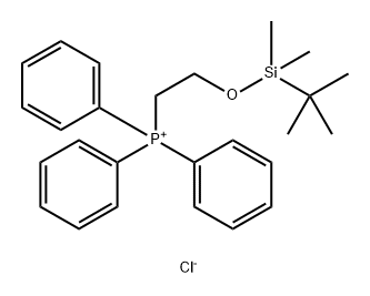 Phosphonium, [2-[[(1,1-dimethylethyl)dimethylsilyl]oxy]ethyl]triphenyl-, chloride (1:1) 结构式