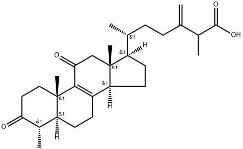 樟芝酸A, 163597-24-8, 结构式