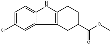 methyl 6-chloro-2,3,4,9-tetrahydro-1H-carbazole-3-carboxylate,1636917-94-6,结构式