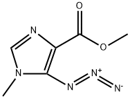 1H-Imidazole-4-carboxylic acid, 5-azido-1-methyl-, methyl ester Structure
