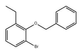 2-(Benzyloxy)-1-bromo-3-ethylbenzene 化学構造式