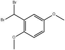 2-(Dibromomethyl)-1,4-dimethoxybenzene Struktur