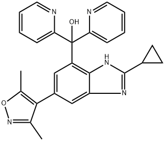 ALOBRESIB, 1637771-14-2, 结构式