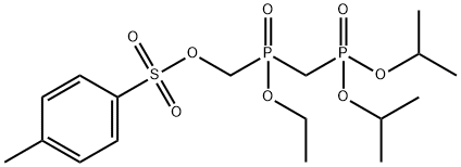 Toluene-4-sulfonic acid (diisopropoxy-phosphorylmethyl)-ethoxy-phosphinoylmethyl ester,1638669-11-0,结构式