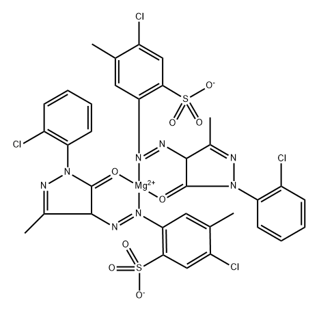 Magnesium, bis5-chloro-2-1-(2-chlorophenyl)-4,5-dihydro-3-methyl-5-(oxo-.kappa.O)-1H-pyrazol-4-ylazo-.kappa.N1-4-methylbenzenesulfonato-, (T-4)-|
