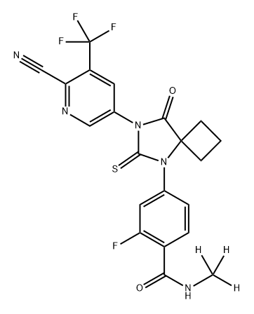 Apalutamide-d3,1638885-61-6,结构式