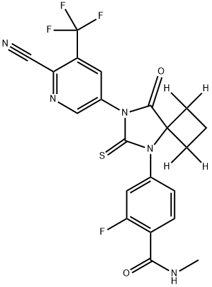 Apalutamide D4,1638885-65-0,结构式