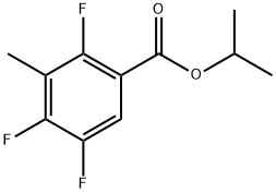 1-Methylethyl 2,4,5-trifluoro-3-methylbenzoate Struktur