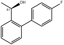R-4-fluoro-2'-(1-hydroxyethyl)biphenyl 结构式