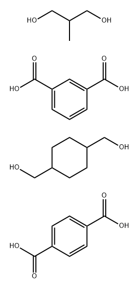 1,3-Benzenedicarboxylic acid, polymer with 1,4-benzenedicarboxylic acid, 1,4-cyclohexanedimethanol and 2-methyl-1,3-propanediol,164002-50-0,结构式