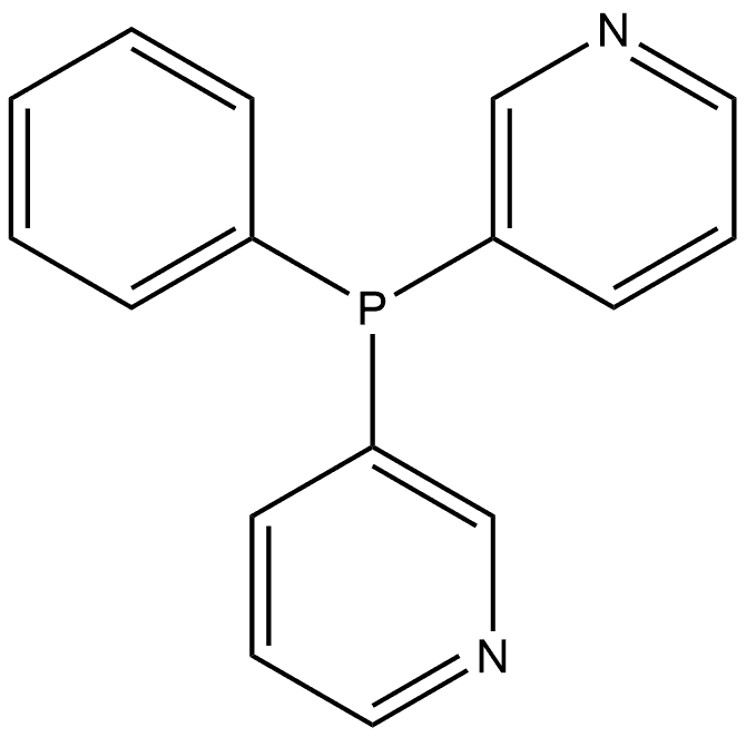 di(3-pyridyl)phenylphosphine Structure