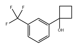 1-(3-(trifluoromethyl)phenyl)cyclobutanol 化学構造式