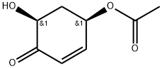 2-Cyclohexen-1-one, 4-(acetyloxy)-6-hydroxy-, (4R,6S)-,1643110-39-7,结构式