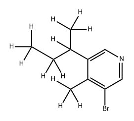 1643538-21-9 3-Bromo-[5-(sec-butyl)-4-methyl-d12]-pyridine