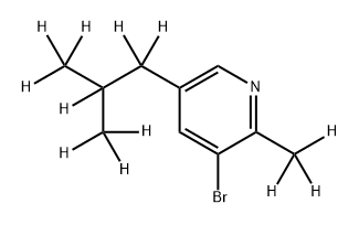 1643538-54-8 3-Bromo-[2-methyl-5-(iso-butyl)-d12]-pyridine