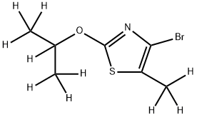 4-Bromo-[2-(iso-propoxy)-5-methyl-d10]-thiazole|