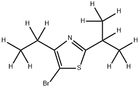 5-Bromo-[4-ethyl-2-(n-propyl)-d12]-thiazole Struktur