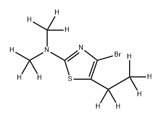 4-Bromo-(2-dimethylamino-5-ethyl-d11)-thiazole|