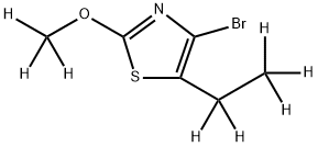 1643563-36-3 4-Bromo-(2-methoxy-5-ethyl-d8)-thiazole