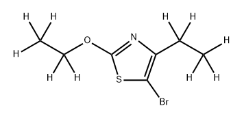 5-Bromo-(2-ethoxy-4-ethyl-d10)-thiazole Struktur