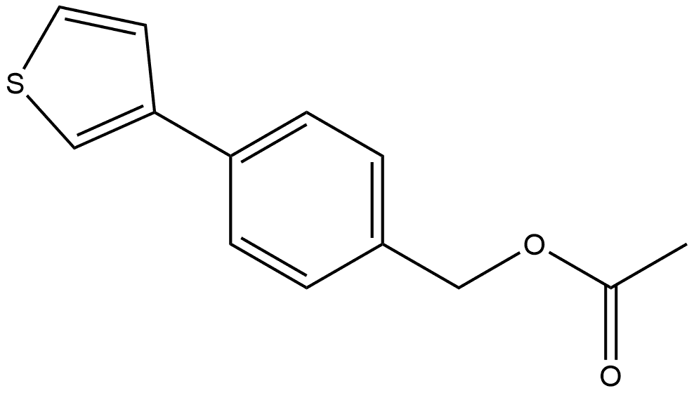 Benzenemethanol, 4-(3-thienyl)-, 1-acetate