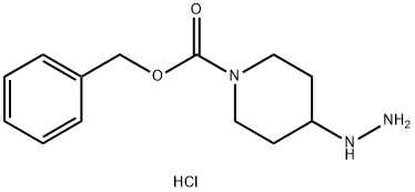 benzyl 4-hydrazinylpiperidine-1-carboxylate dihydrochloride(WXC02324) Struktur