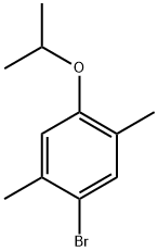 1-Bromo-4-isopropoxy-2,5-dimethylbenzene,1644244-99-4,结构式