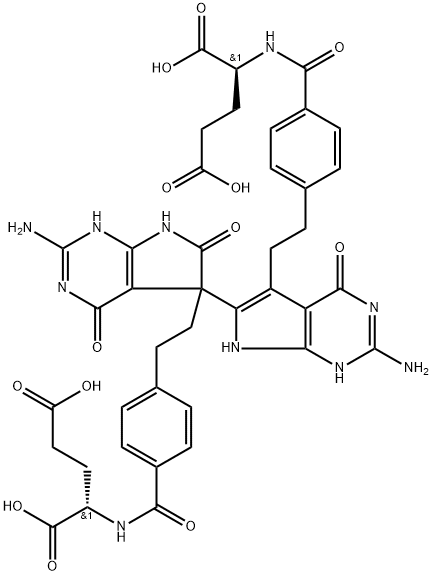 培美曲塞杂质8(培美曲塞EP杂质B和C混合物),1644286-34-9,结构式