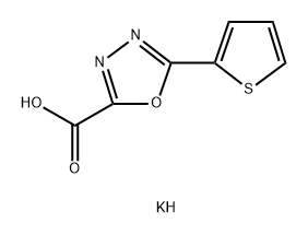 potassium
5-(thiophen-2-yl)-1,3,4-oxadiazole-2-carboxylate|