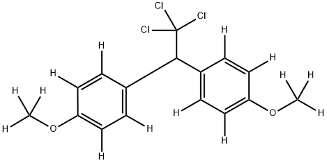 METHOXYCHLOR D14 (BIS(4-METHOXYPHENYL-D7)) Struktur