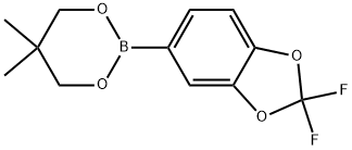 5-(5,5-Dimethyl-1,3,2-dioxaborinan-2-yl)-2,2-difluoro-1,3-benzodioxole Structure