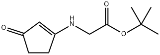 tert-Butyl (3-oxocyclopent-1-en-1-yl)glycinate Struktur