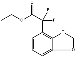 Benzo[1,3]dioxol-4-yl-difluoro-acetic acid ethyl ester,1648811-80-6,结构式