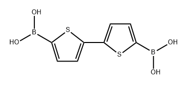 Boronic acid, B,B'-[2,2'-bithiophene]-5,5'-diylbis-, homopolymer Struktur