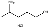 1-Pentanol, 4-amino-, hydrochloride (1:1) Structure